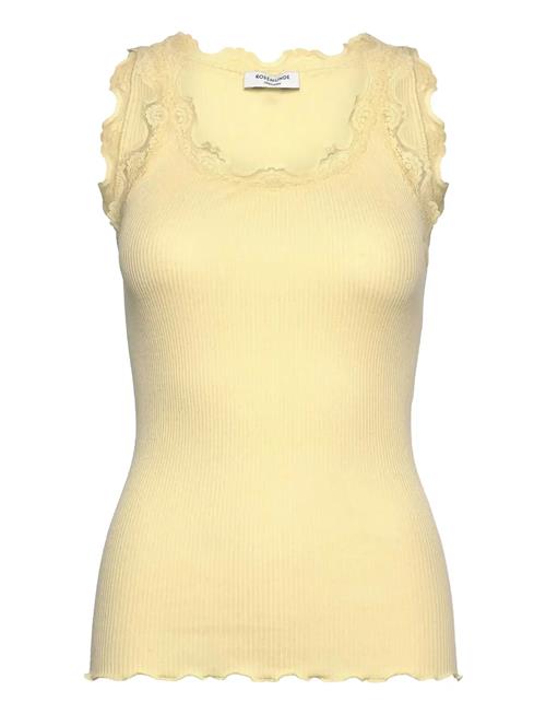 Rosemunde | Rwbabette Silk Sl U-Neck Long Lace | XXL