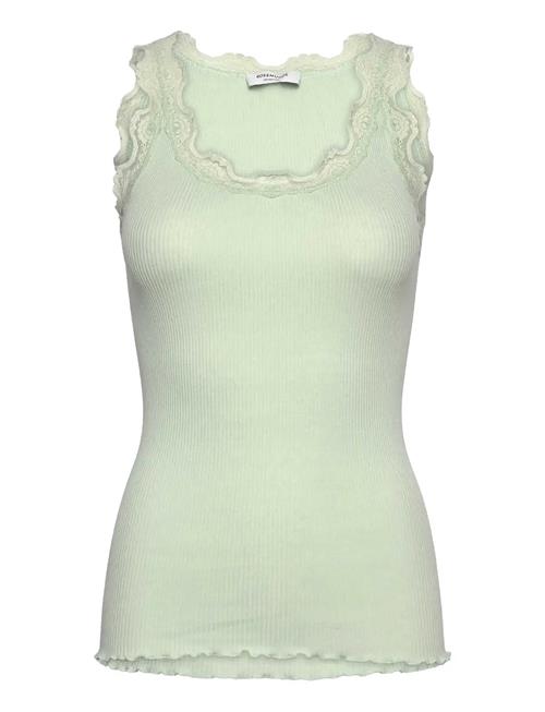 Rosemunde | Rwbabette Silk Sl U-Neck Long Lace Top | XXL