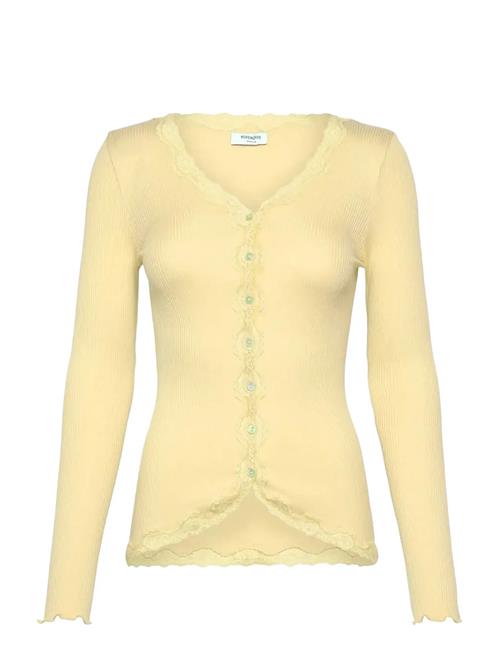 Rosemunde | Rwbabette Silk Ls V-Neck Lace Cardi | XS