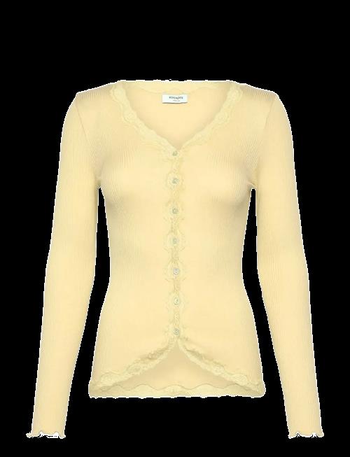 Rosemunde | Rwbabette Silk Ls V-Neck Lace Cardigan | XS