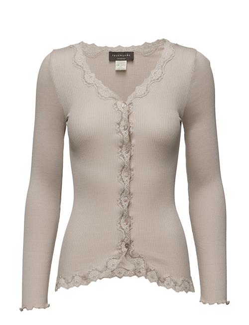 Rosemunde | Rwbabette Silk Ls V-Neck Lace Cardi | S