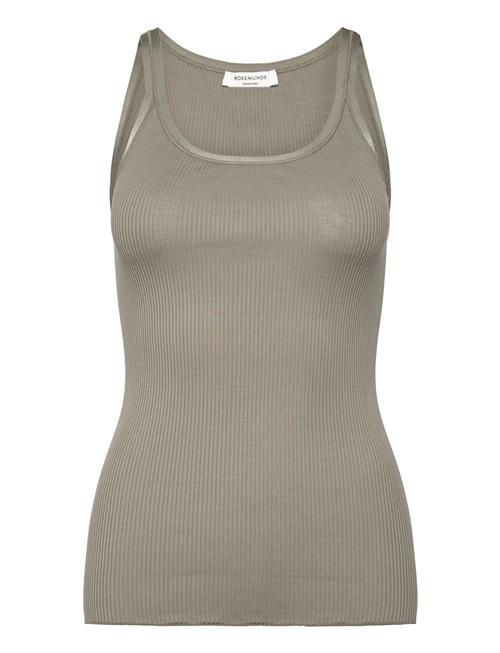 Rosemunde | Rwbelle Silk U-Neck Strap Elastic Top | M