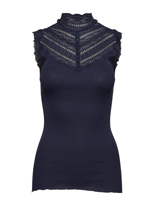 Rosemunde | Silk Top W/ Lace | M