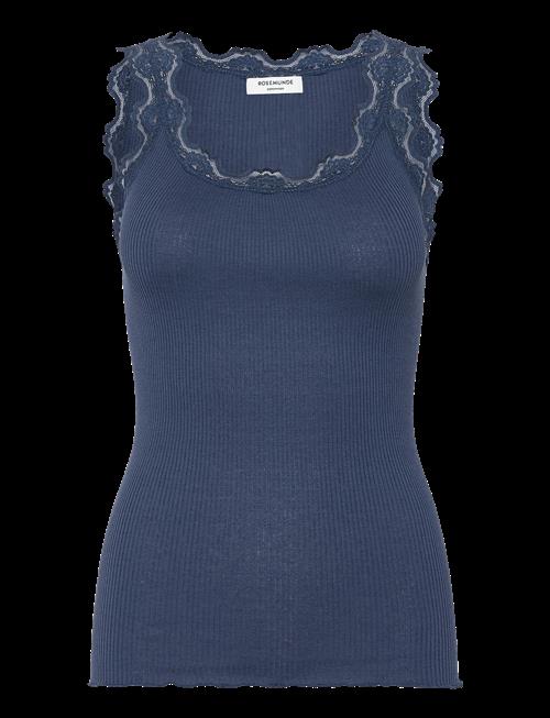 Rosemunde | Silk Top W/ Lace | XS