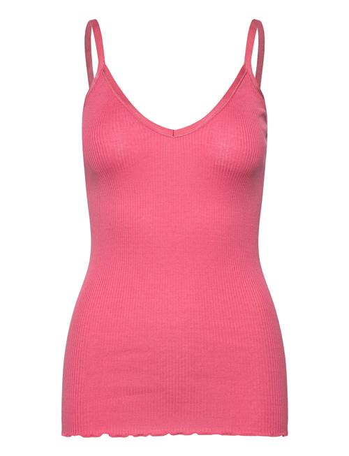 Rosemunde | Rwbelle Silk Sl V-Neck Elastic Top | XS