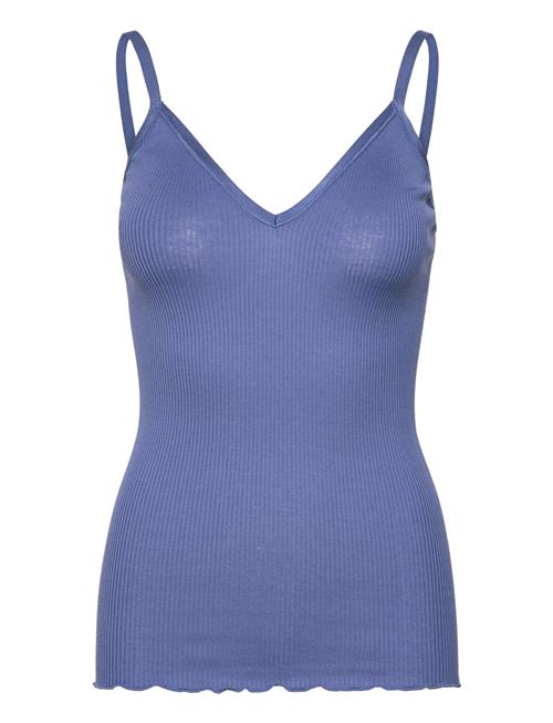 Rosemunde | Rwbelle Silk Sl V-Neck Elastic Top | M