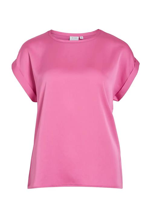 Vila | Viellette S/S Satin Top - Noos | 42