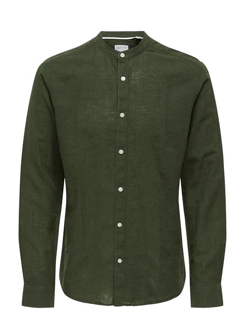 ONLY & SONS | Onscaiden Life Ls Linen Blend Mao Noos | XS