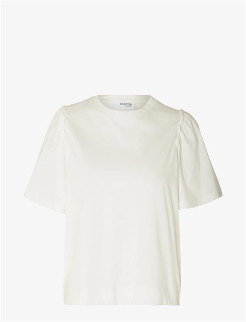 Selected | Slfpenelope 2/4 Ruffle Tee Noos | XS