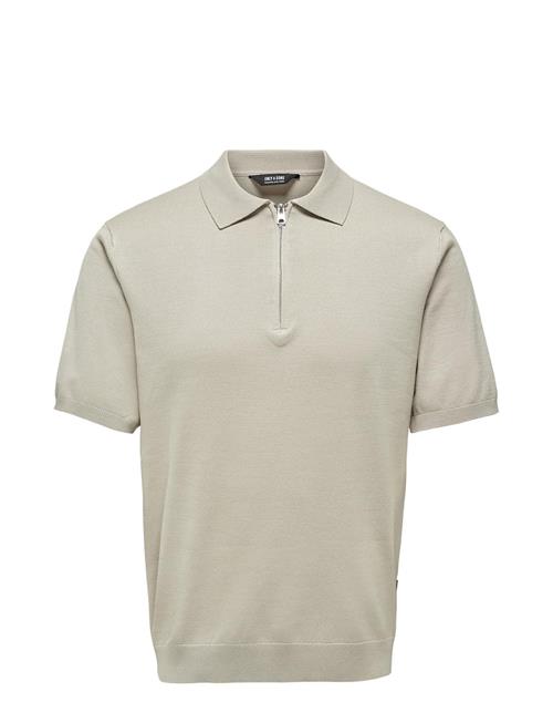 ONLY & SONS | Onswyler Life Reg 14 Ss Zip Polo Knit | XXL
