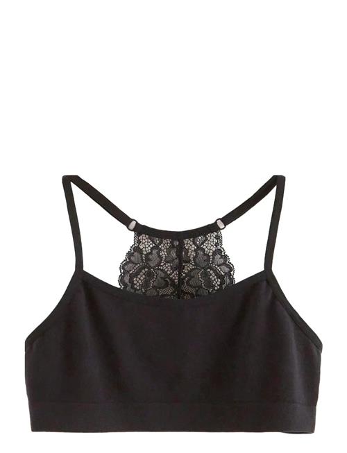 Lindex | Short Seamless Top With Lace | 134/140