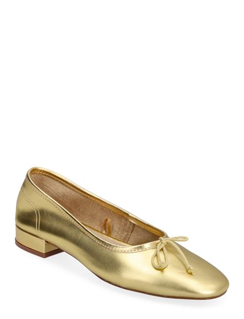 Mango | Leather Ballet Flats With Bow | 37