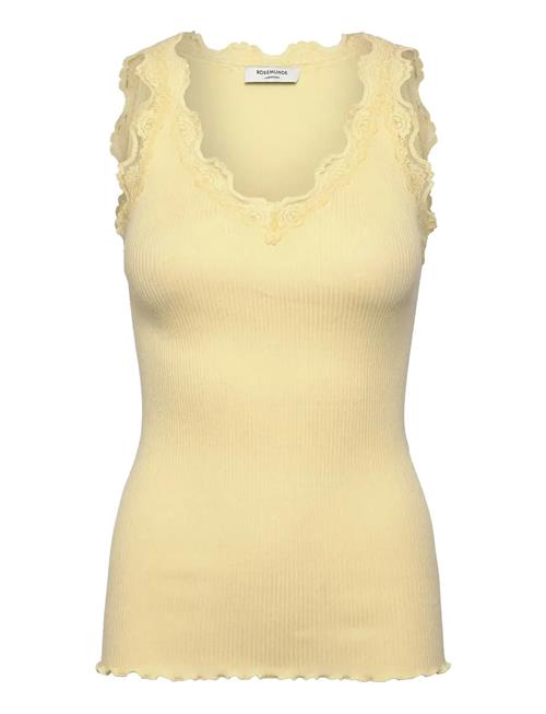 Rosemunde | Rwbeatha Silk Sl V-Neck Lace Top | S