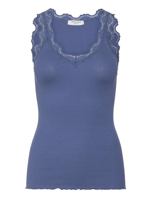 Rosemunde | Rwbeatha Silk Sl V-Neck Lace Top | XL