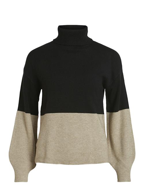 Vila | Viril Blocking Roll-Nk L/S Knit Top-Noos | XS