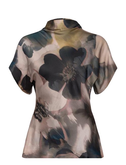 Malina | Otilia Draped Half Polo Top | S