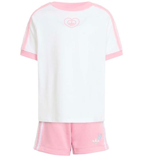 adidas Originals Shortssæt - Hvid/Pink m. Alice i Eventyrland