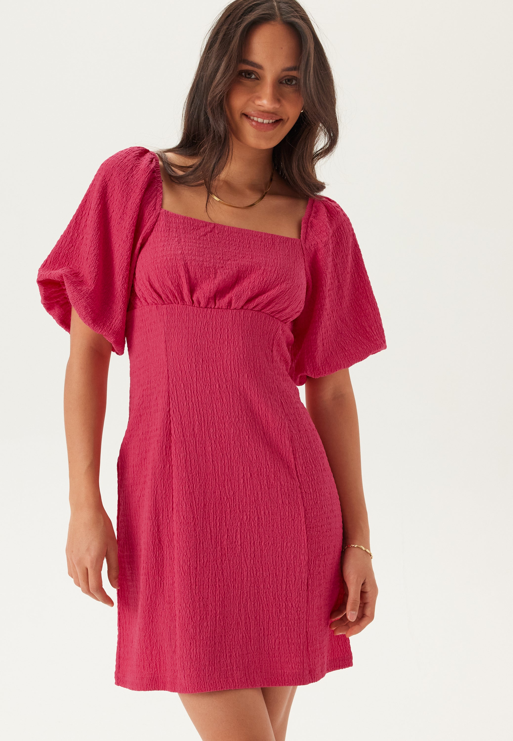 BUBBLEROOM Volume Sleeve Mini Dress