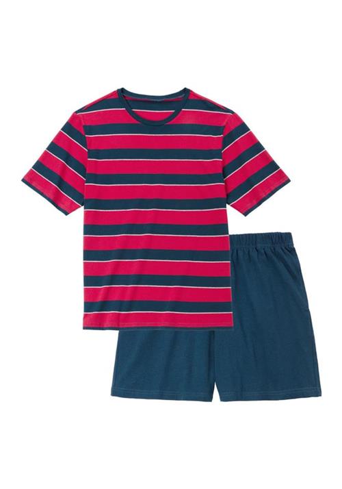 H.I.S Pyjamas kort  navy / rød