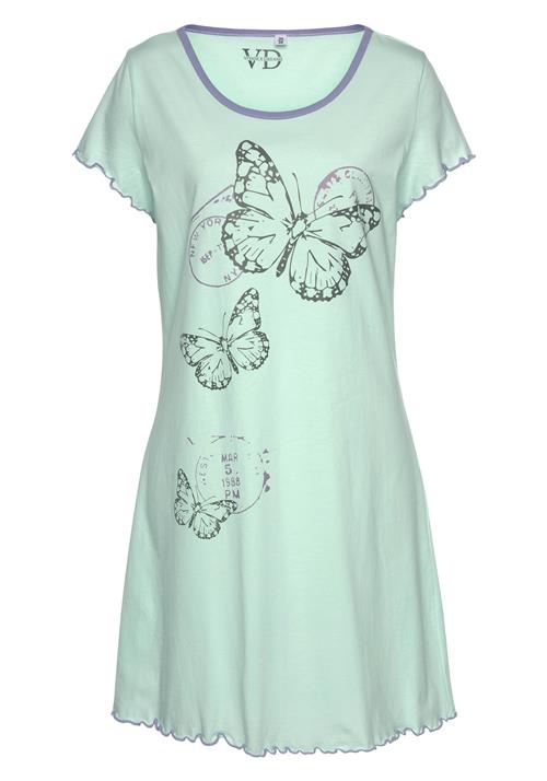 VIVANCE Natskjorte  mint / lilla / sort