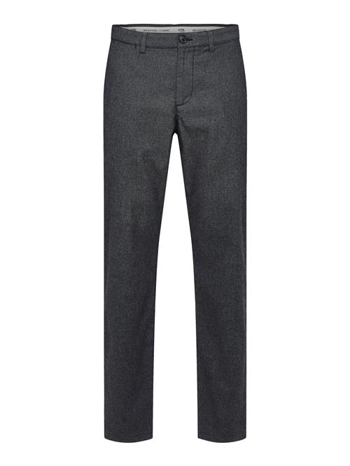 SELECTED Lærredsbukser 'Miles'  antracit