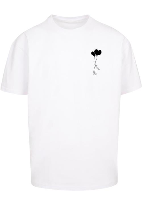 Merchcode Bluser & t-shirts 'Love In The Air'  sort / hvid