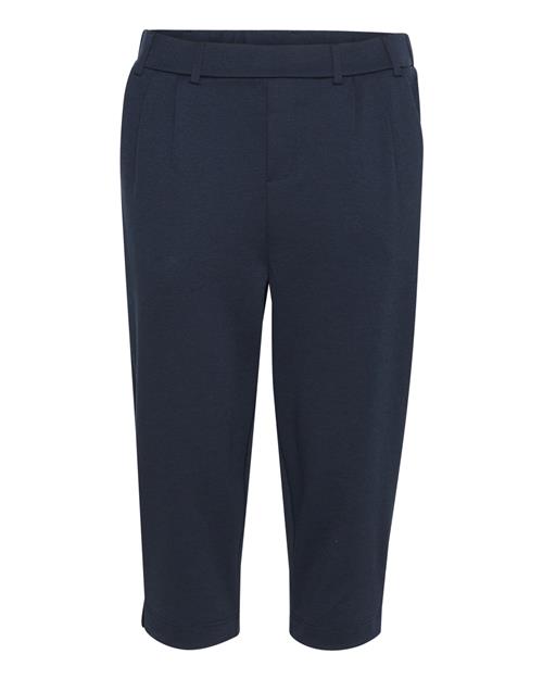 Kaffe Bukser med lægfolder 'KAJenny'  marin