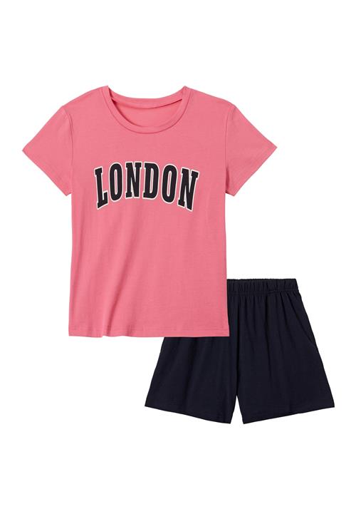 PETITE FLEUR Nattøj  pink / sort / hvid