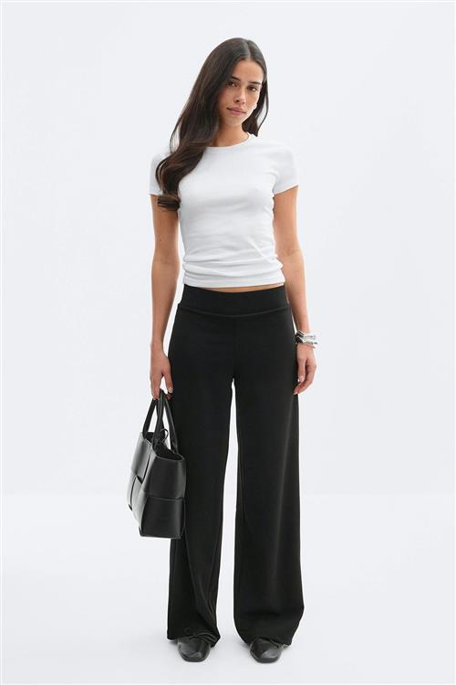 Gina Tricot - Jenna trousers - Bukser - Sort - XL - Dame