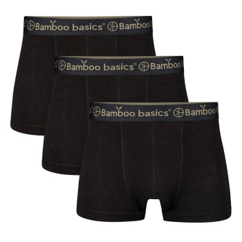 Bamboo basics 3P Liam Short Leg Boxers Sort X-Large Herre