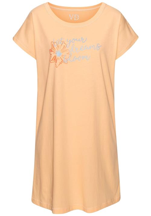 VIVANCE Natskjorte  himmelblå / lyseorange / mørkeorange