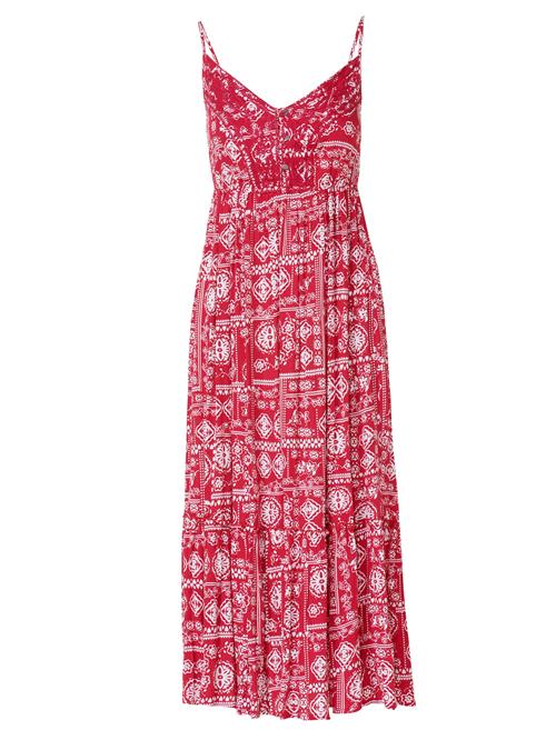 KOROSHI Sommerkjole  grenadine / hvid