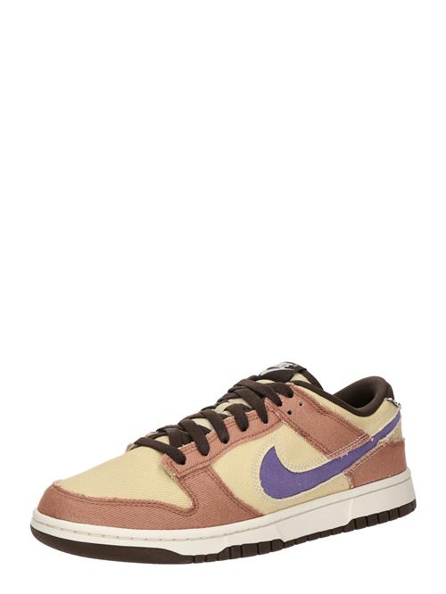Nike Sportswear Sneaker low 'Dunk'  chamois / brun / mørkebrun / lilla