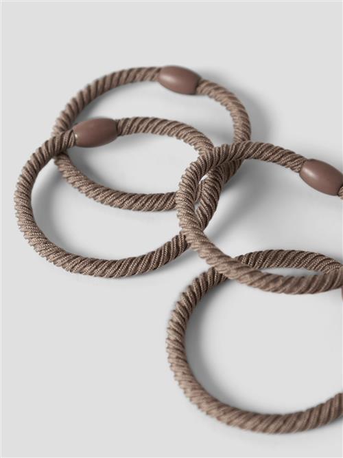 NAME IT 8-Pak Hårelastikker Jolena Brown Lentil