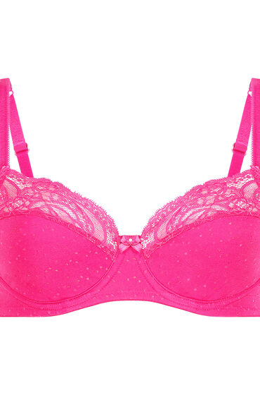 Hunkemöller Ikke-formstøbt bøjle-bh Sophie Lyserød