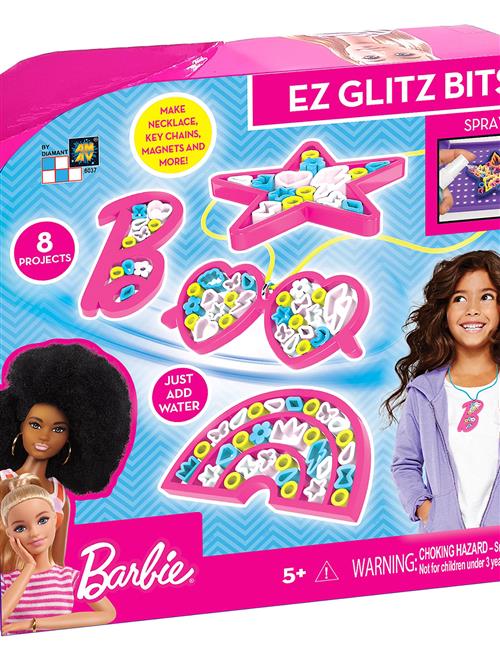 Import for Kids | Barbie Jewelry And Keychains - Ez Glitz Bits | 24X5X24