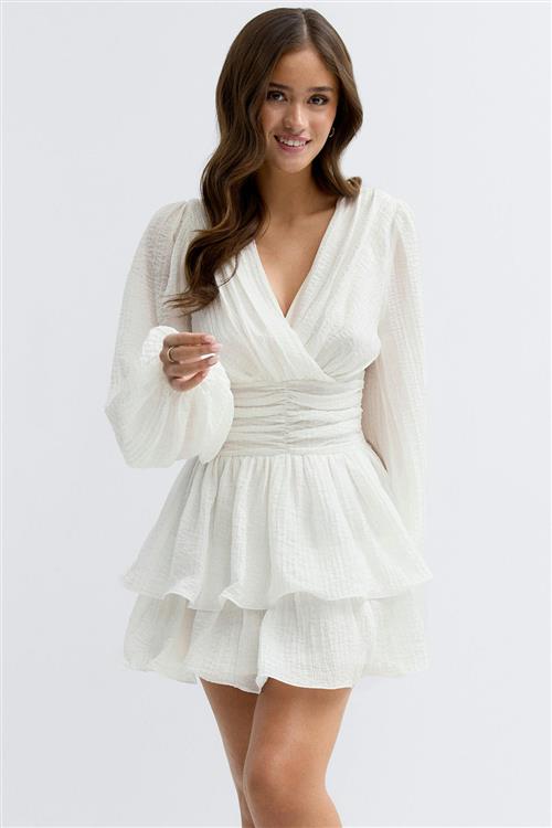 Gina Tricot - Mini dress - korte kjoler - Hvid - 38 - Dame