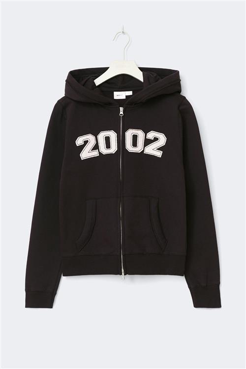 Gina Tricot - 14+ 2 way zip hoodie - Trøjer - Brun - L - Dame