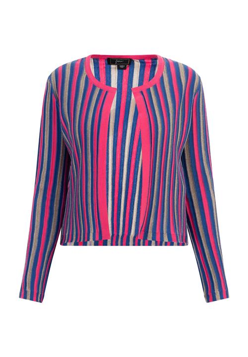 faina Cardigan  royalblå / bronze / fuchsia