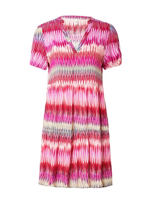 ONLY Kjole 'Nova Thea'  lyseblå / fuchsia / pastelpink / blodrød