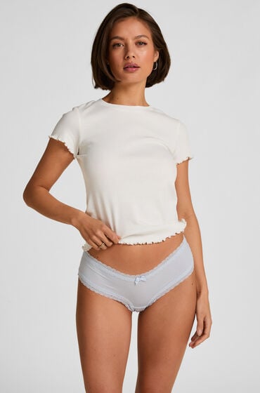 Hunkemöller V-formet brasiliansk trusse London Blå