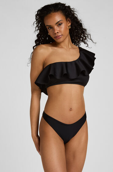 Hunkemöller Highleg Bikinibund Luxe Sort