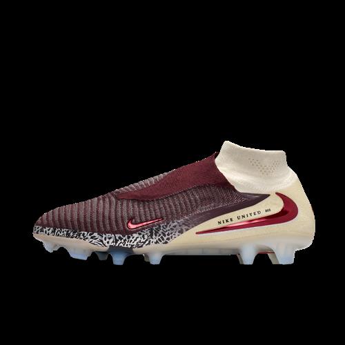Nike United Phantom 6 High Elite-fodboldstøvler til græs - rød