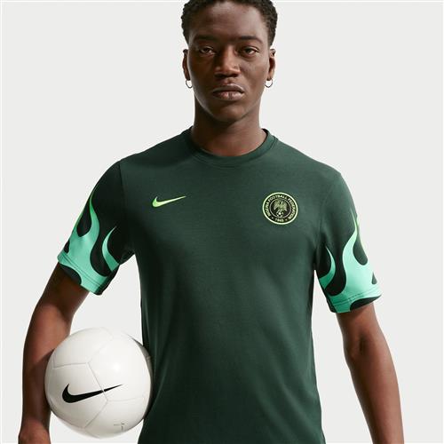 Nigeria Primary Nike Dri-FIT-fodbold-T-shirt til mænd - grøn