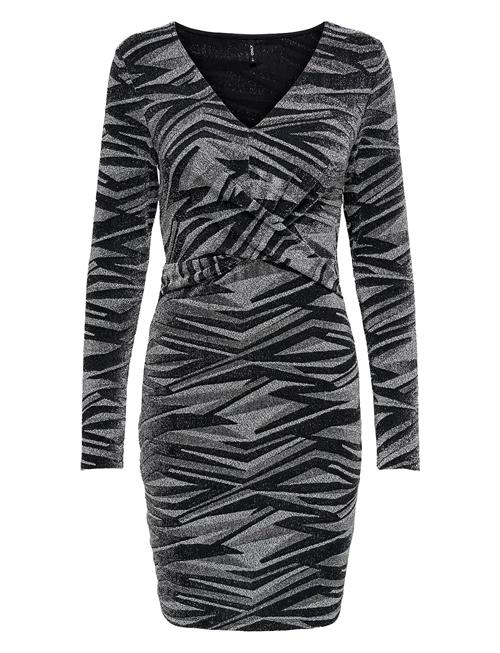 ONLY | Onlqueen L/S V-Neck Glitter Dress Jrs | L