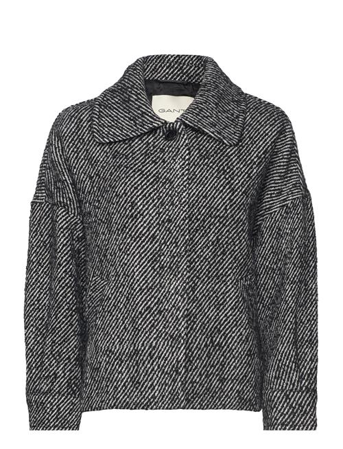 Gant | Pattern Cropped Wool Jacket | XL