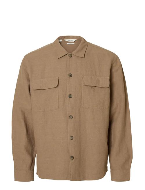 Selected | Slm-Leroy Linen Blend Overshirt Ls Noos | S