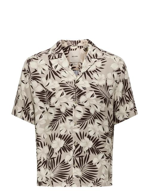 ONLY & SONS | Onsdash Life Reg Aop Ss 001 Resort Shirt | XXL