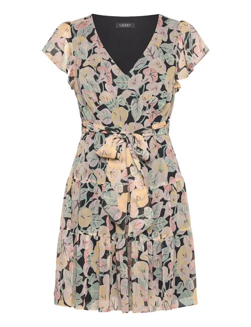 Lauren Ralph Lauren | Floral Belted Georgette Tiered Dress | 36