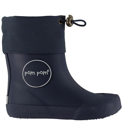 Pom Pom Gummistøvler - India Ink